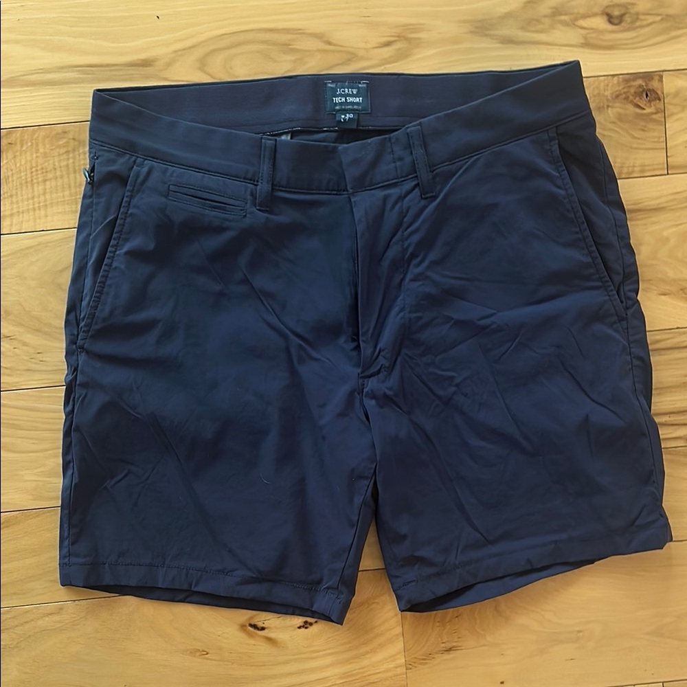 J. Crew Men's Navy Tech Shorts